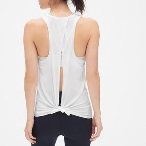 GapFit Breathe open back tank top